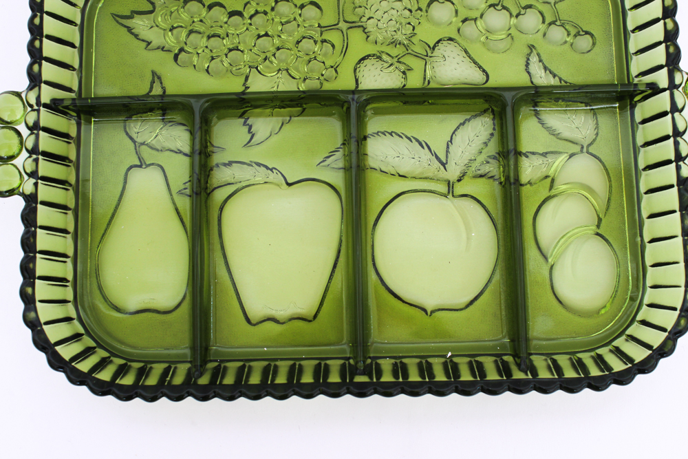 Five Pieces of Decorative Glassware