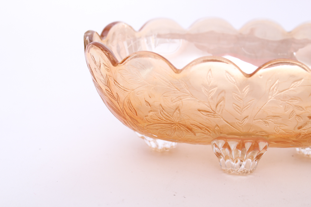 Five Pieces of Decorative Glassware