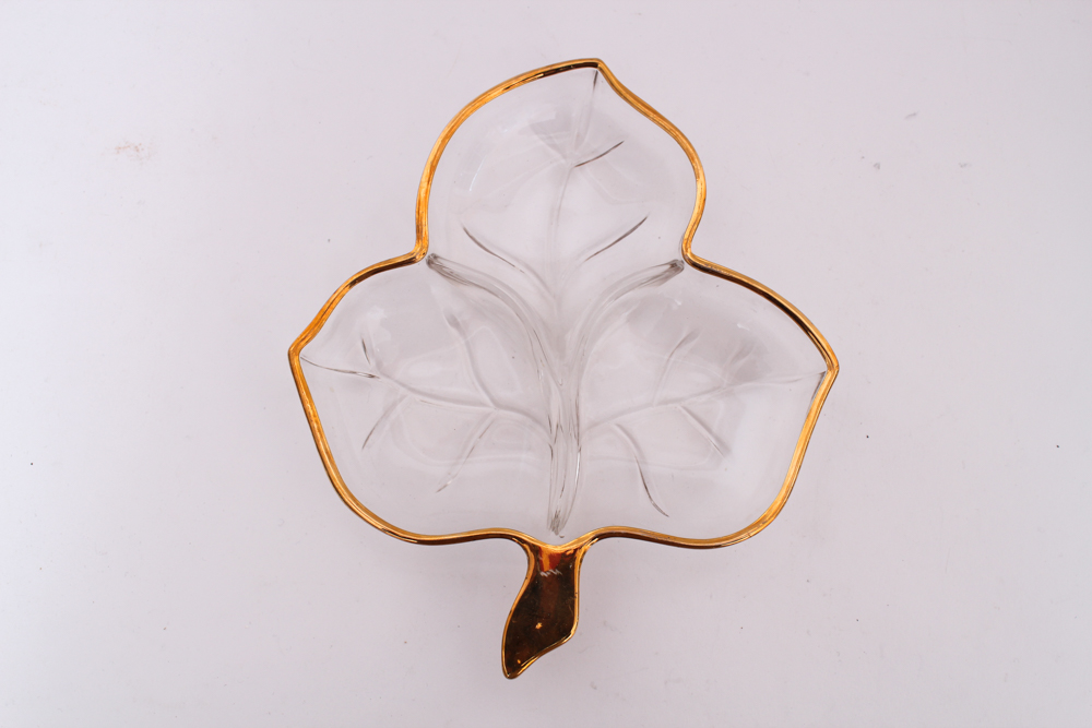 Five Pieces of Decorative Glassware