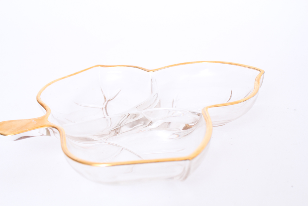 Five Pieces of Decorative Glassware