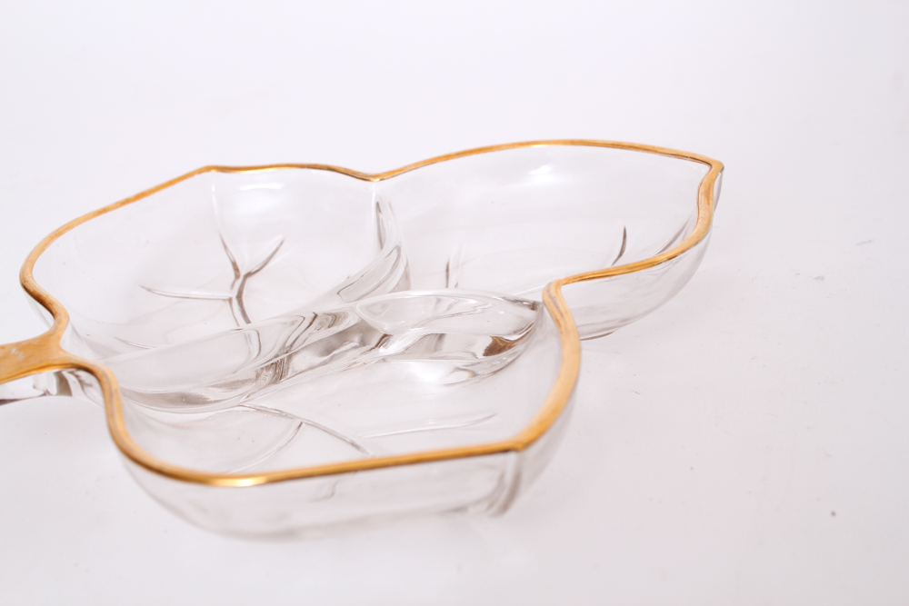 Five Pieces of Decorative Glassware