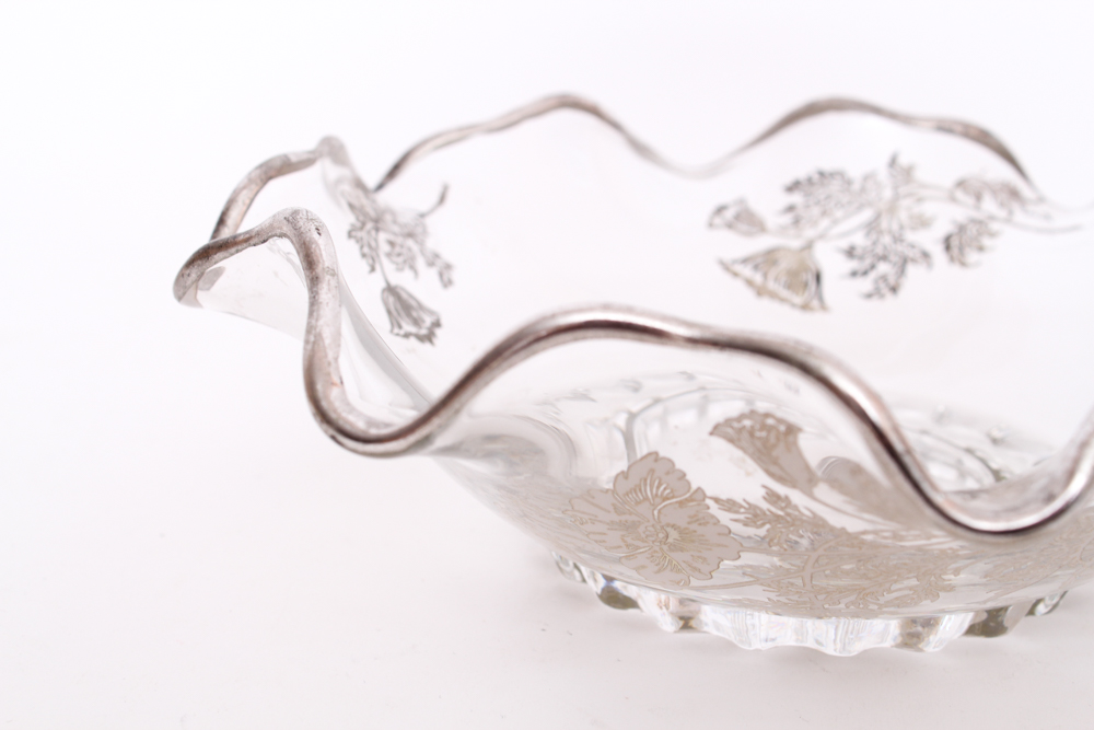 Five Pieces of Decorative Glassware