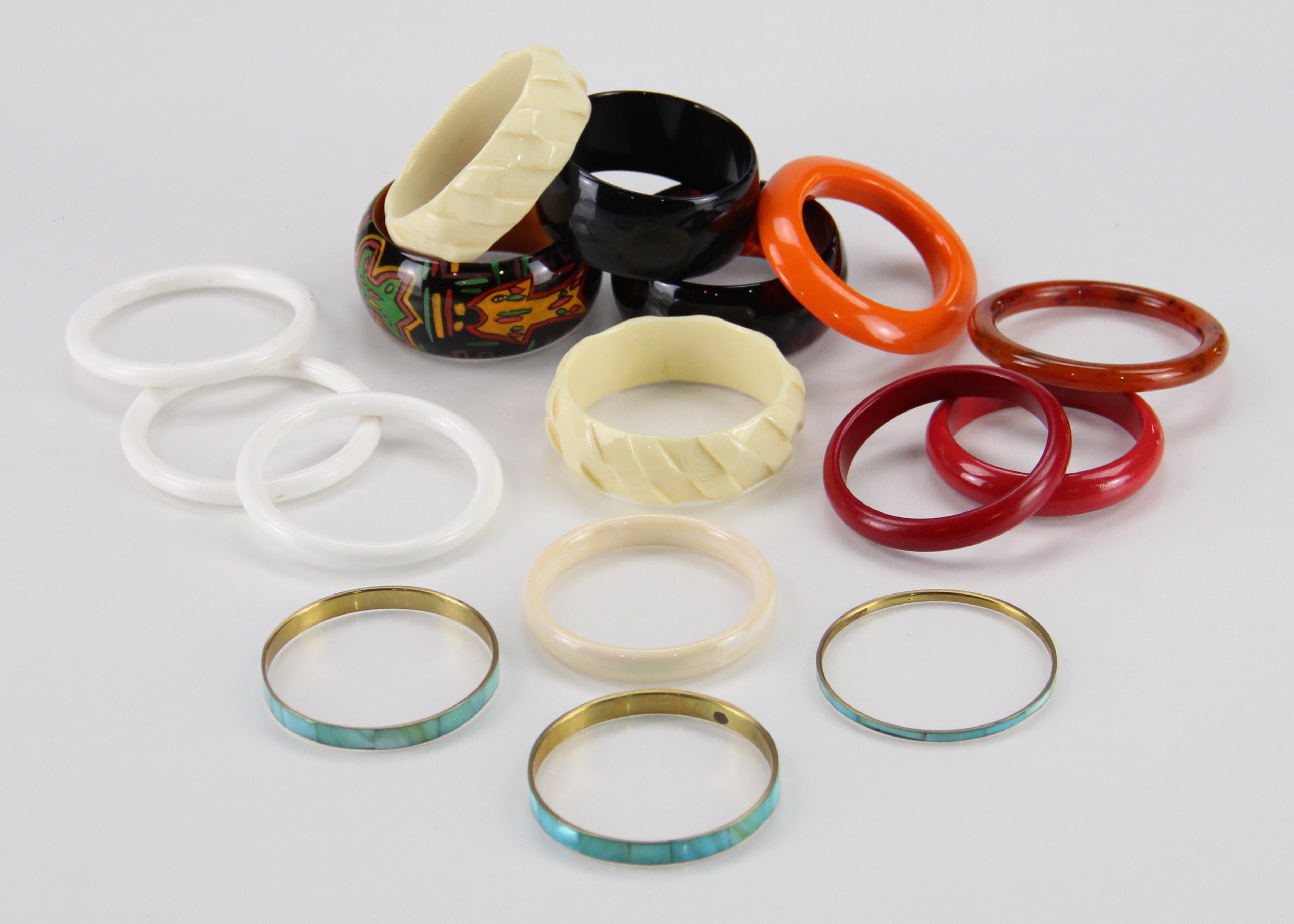 Group of Bangle Bracelets