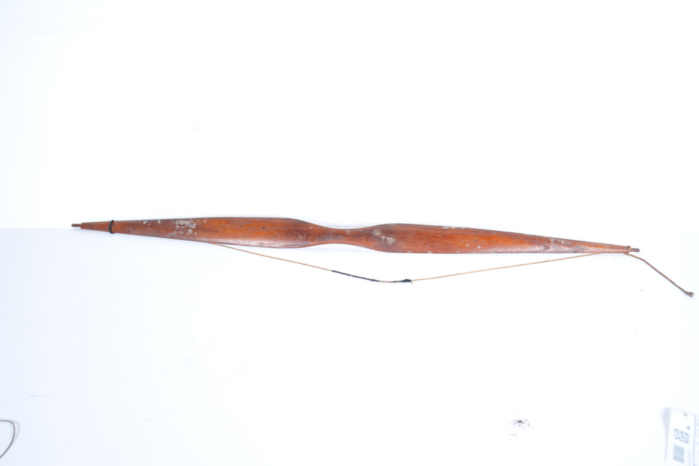 Vintage Pair of Bow and Arrows With Leather Archery Quiver