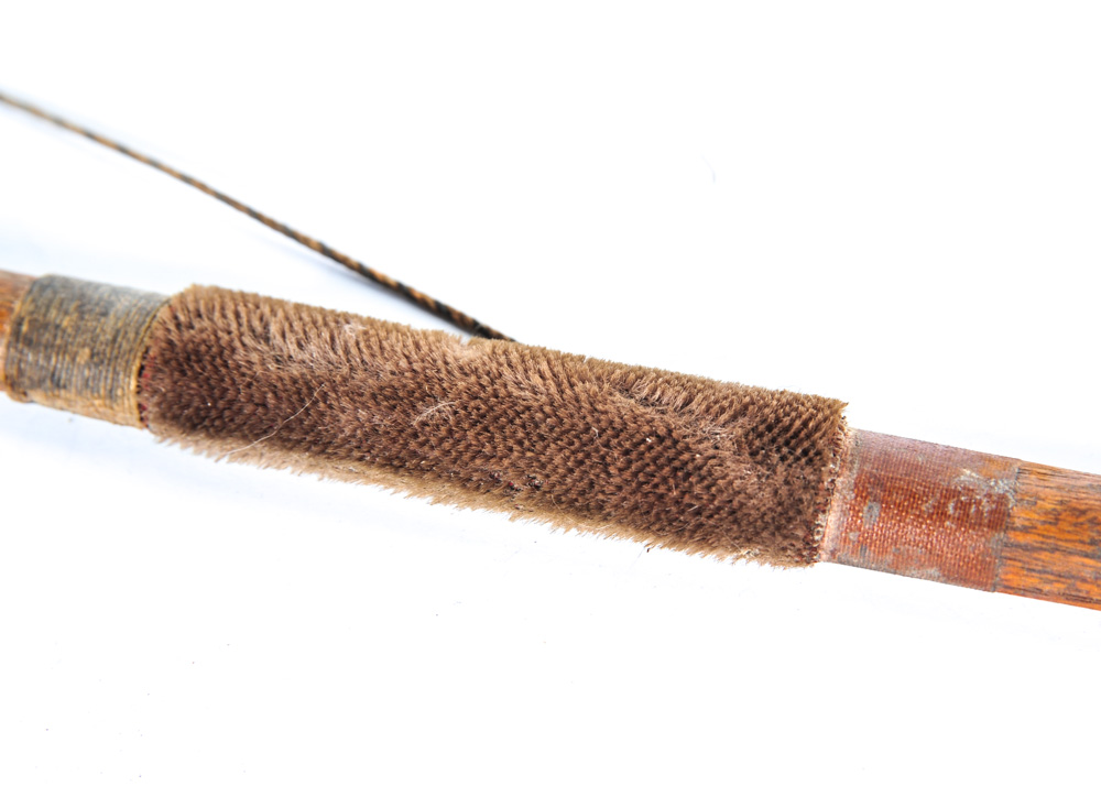 Vintage Pair of Bow and Arrows With Leather Archery Quiver