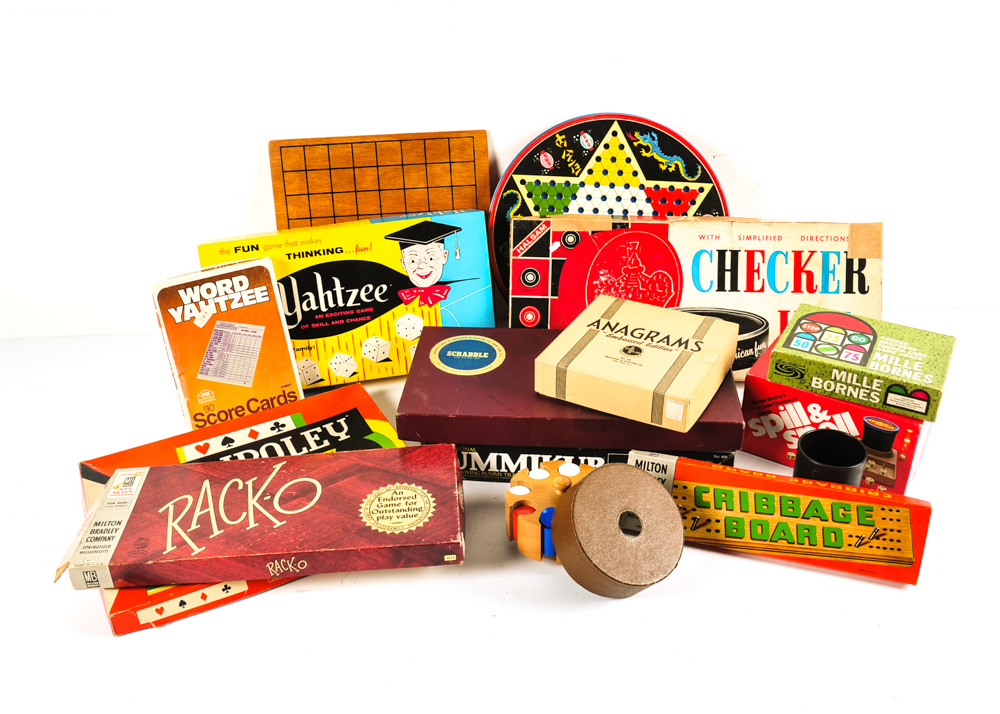 Collection of Vintage Board Games