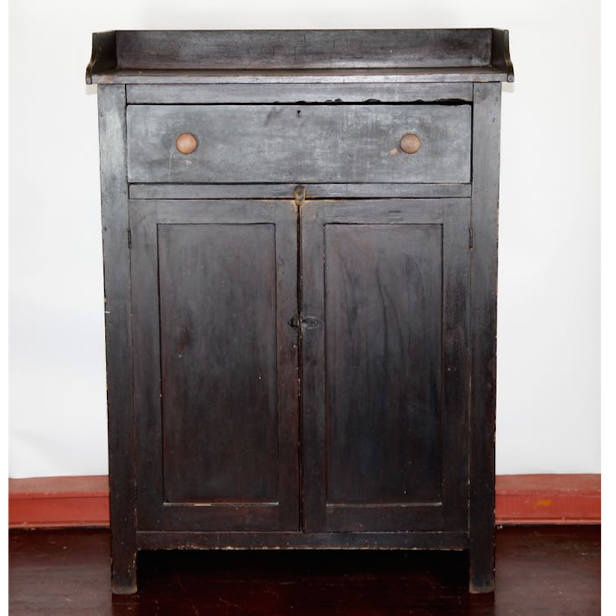 Antique Basswood Jam Cupboard