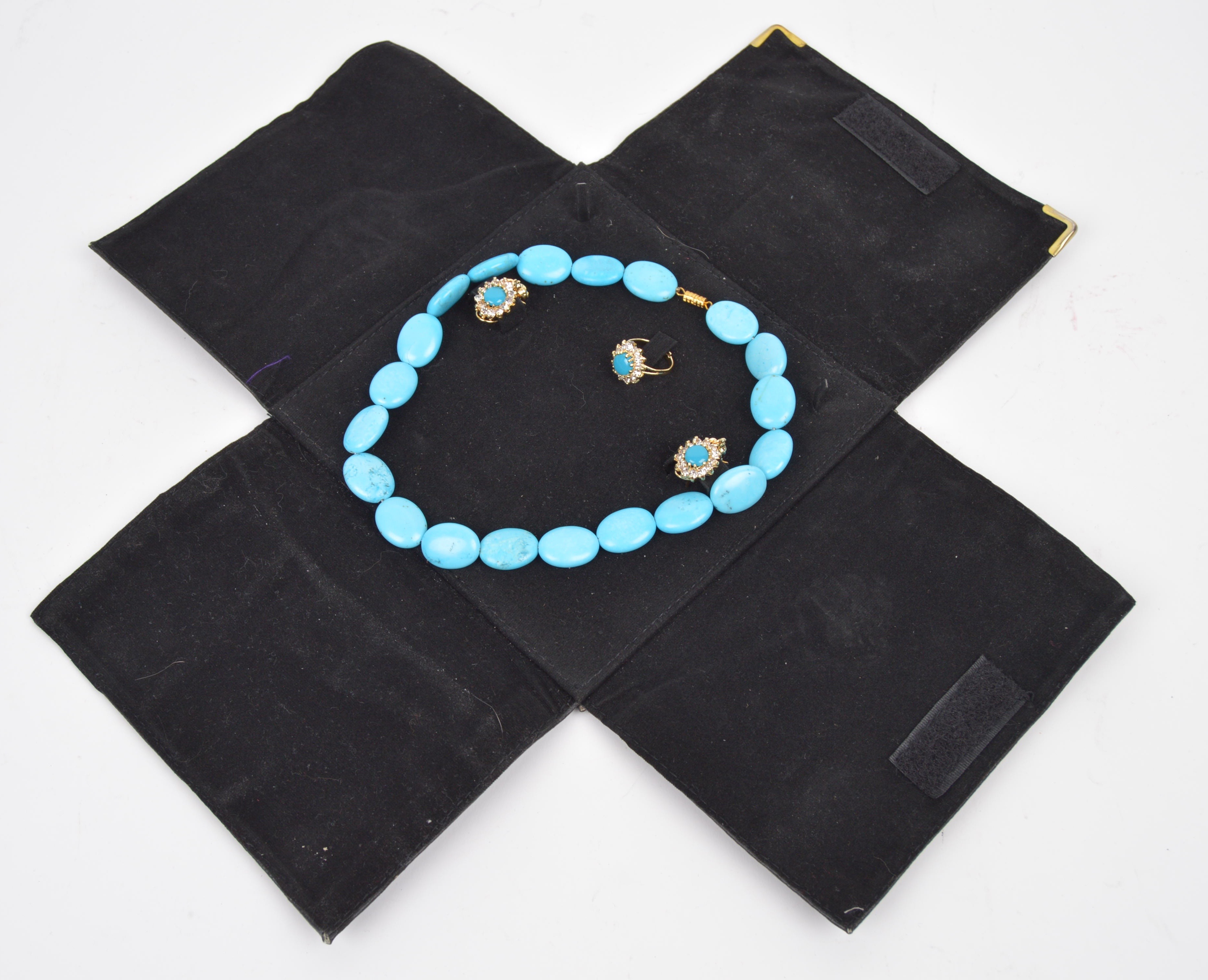 Assortment of Turquoise Costume Jewelry