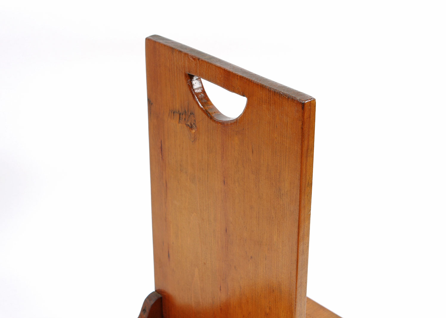 Antique Hand Crafted Pine Gout Stool