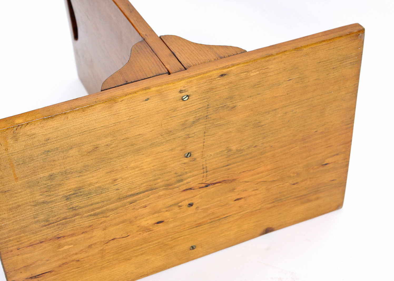 Antique Hand Crafted Pine Gout Stool