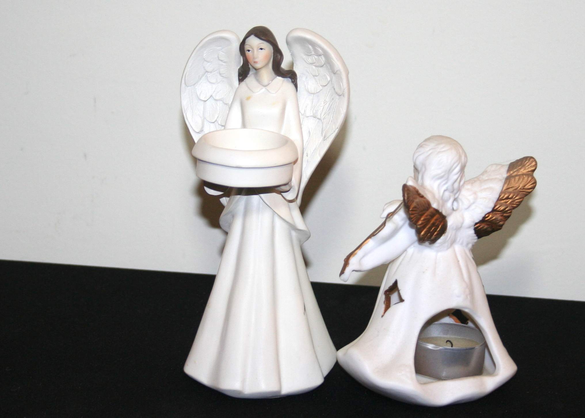 Collection of Glass and China Angel Figurines
