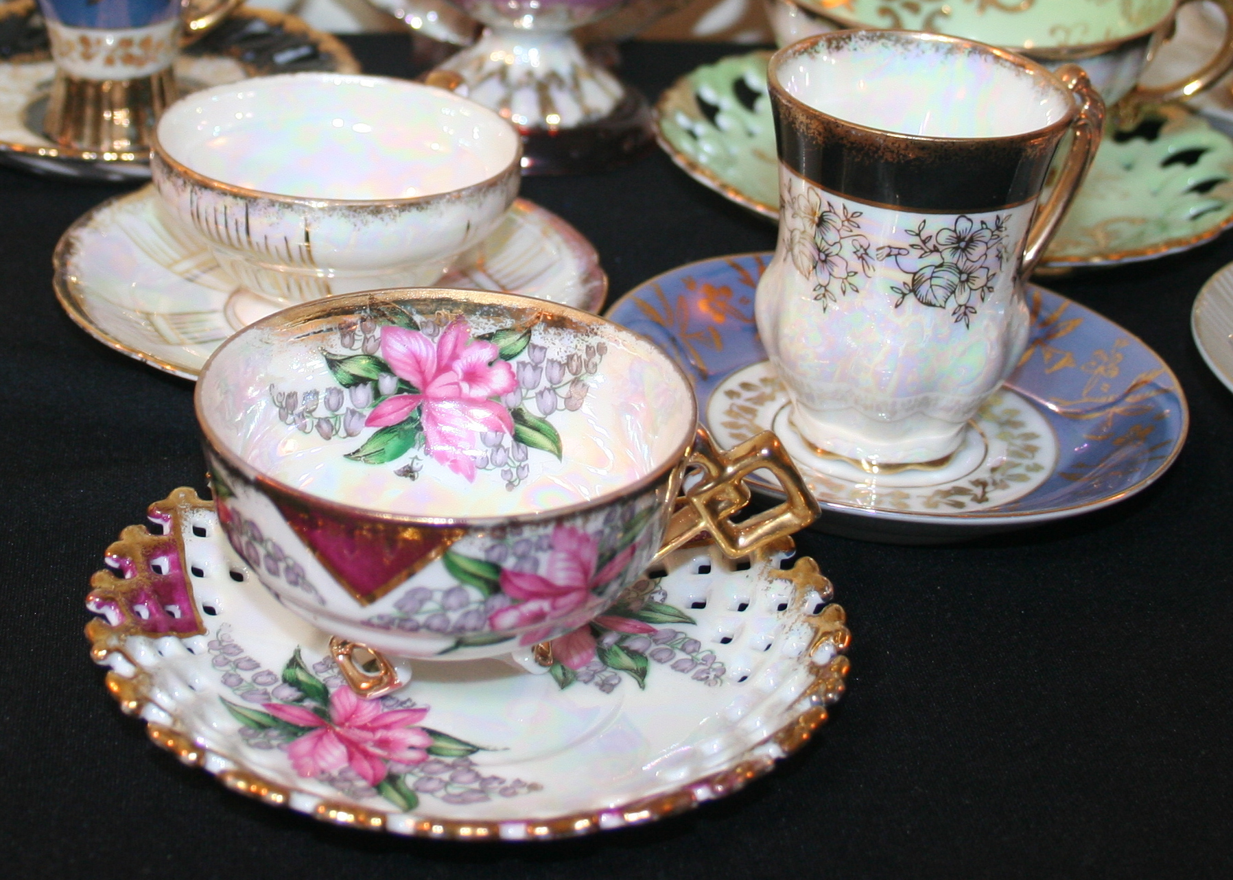 Iridescent Teacup Collection