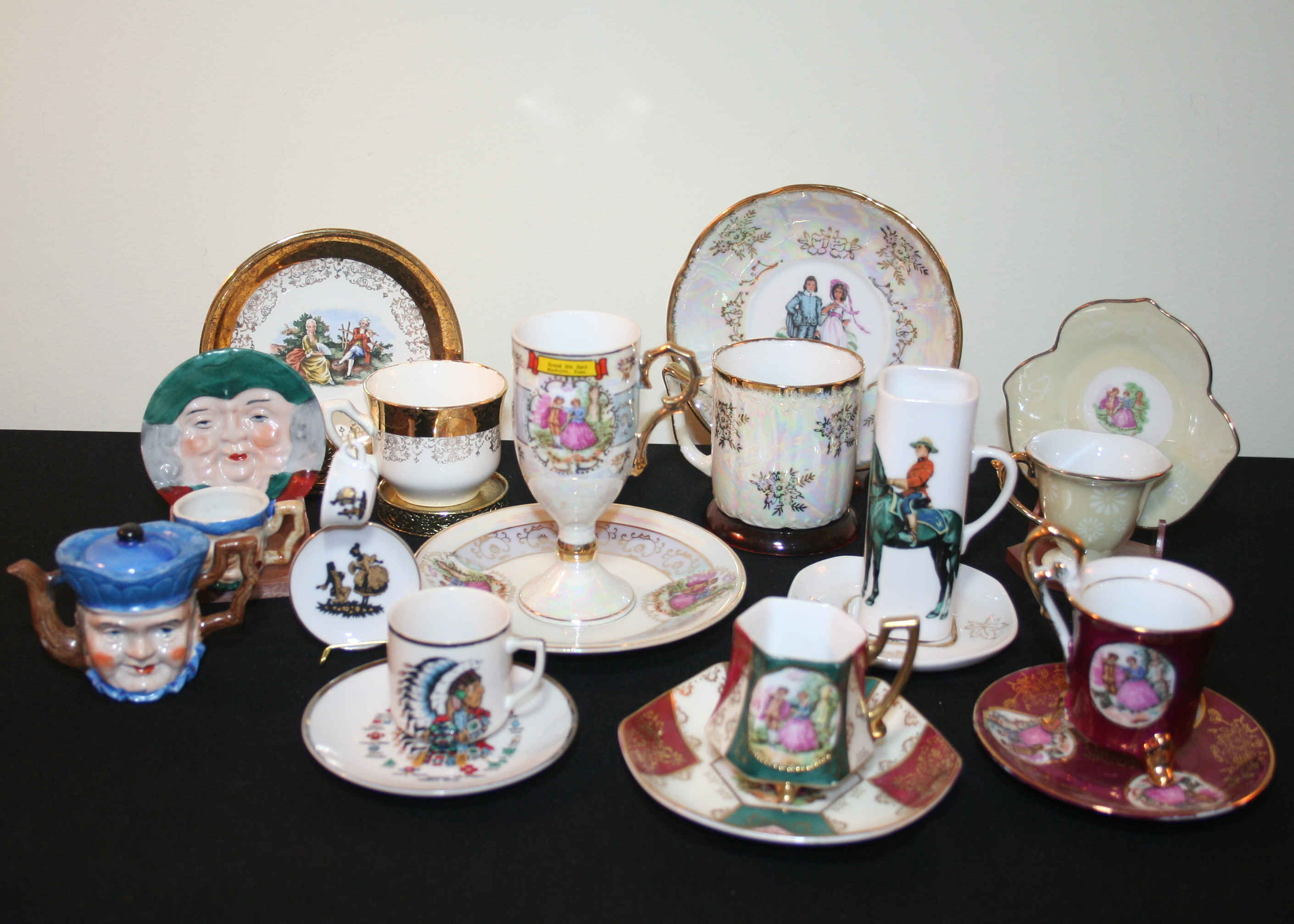 Teacup Collection Featuring Courting Couples