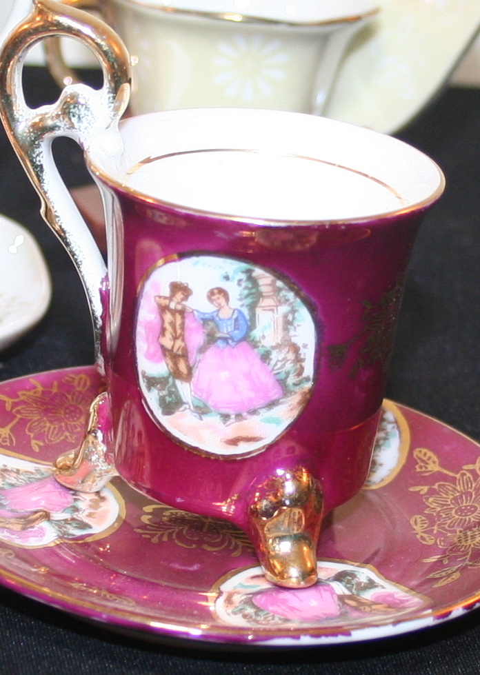 Teacup Collection Featuring Courting Couples