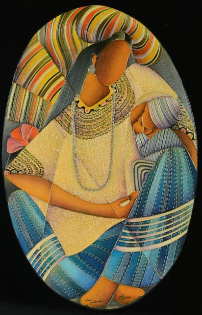 David Ordonez Cut Offset Lithograph "Coban alta Verapaz"