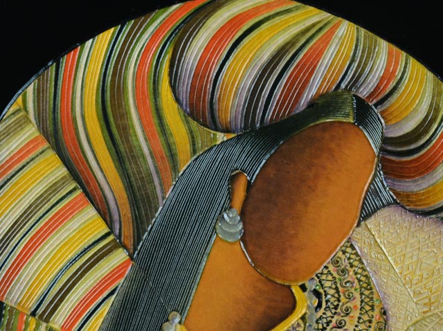 David Ordonez Cut Offset Lithograph "Coban alta Verapaz"