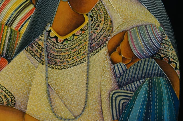 David Ordonez Cut Offset Lithograph "Coban alta Verapaz"