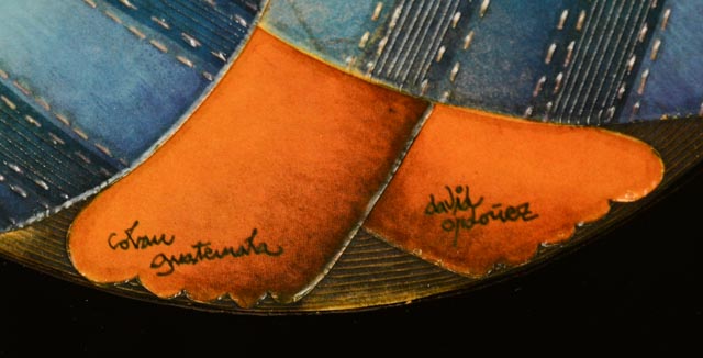 David Ordonez Cut Offset Lithograph "Coban alta Verapaz"