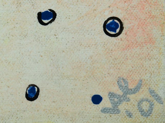 Series of Four Unframed Acrylic Paintings of Violins and Flowers