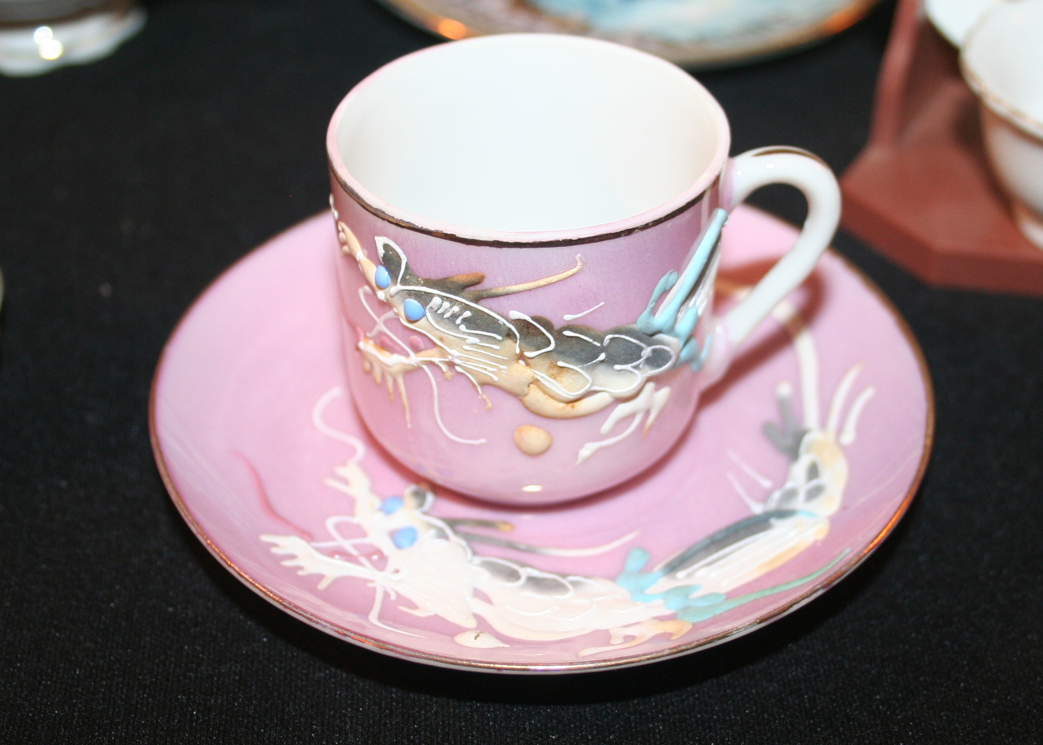 Souvenir China Teacups and Plates