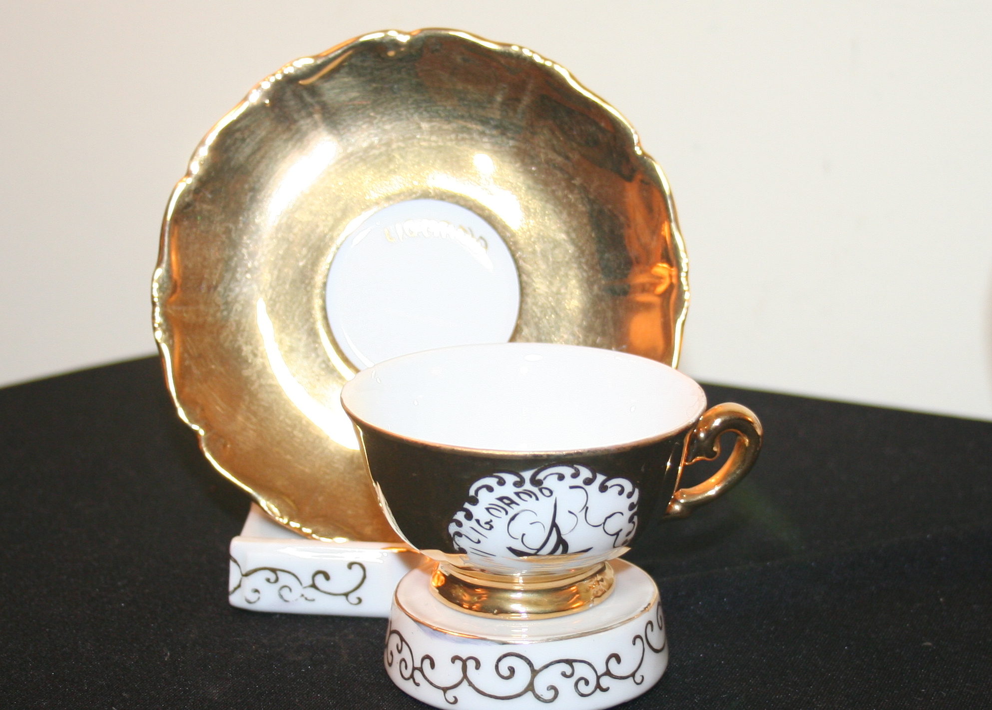 Souvenir China Teacups and Plates