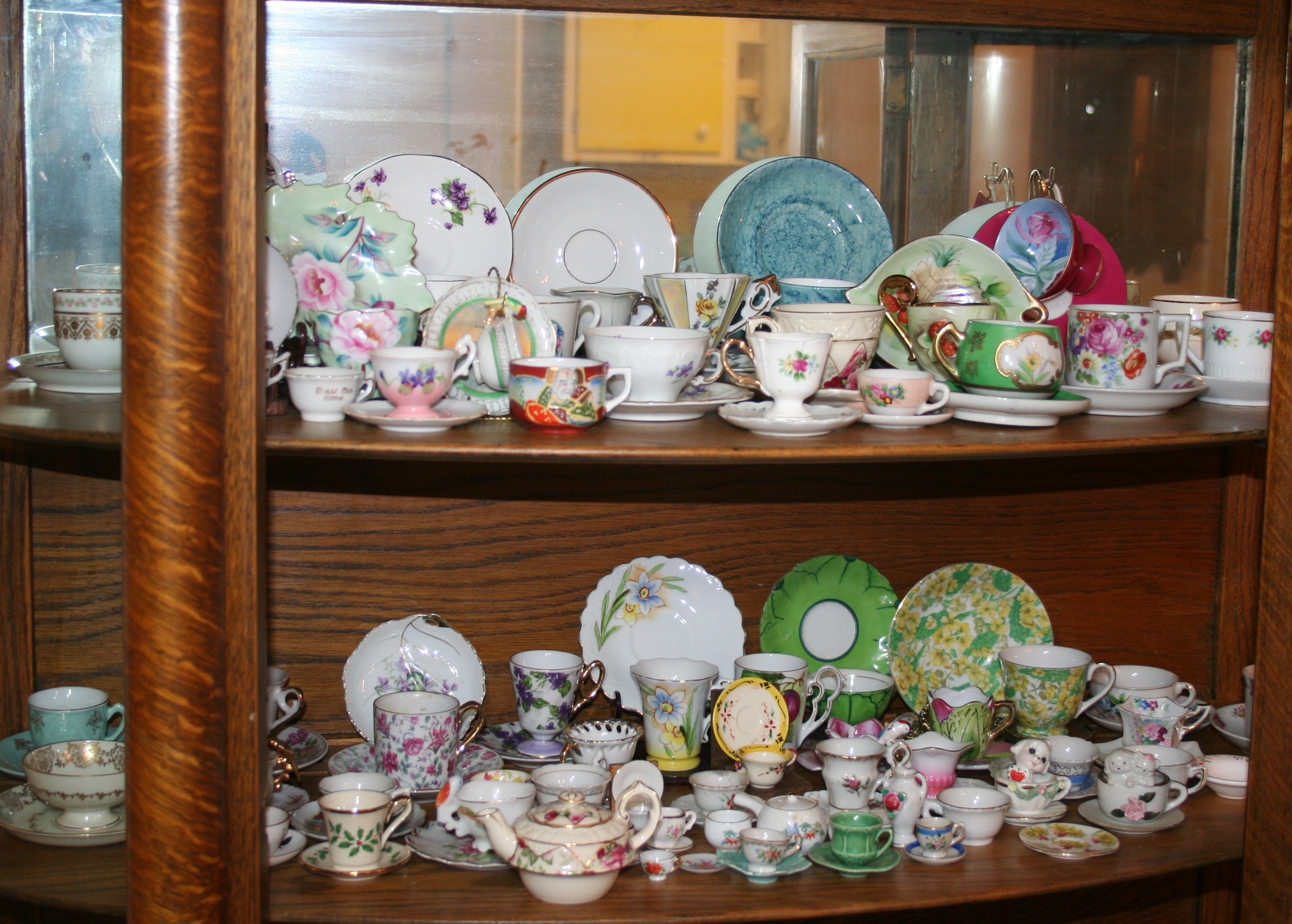 Collection of Small China Cups and Saucers
