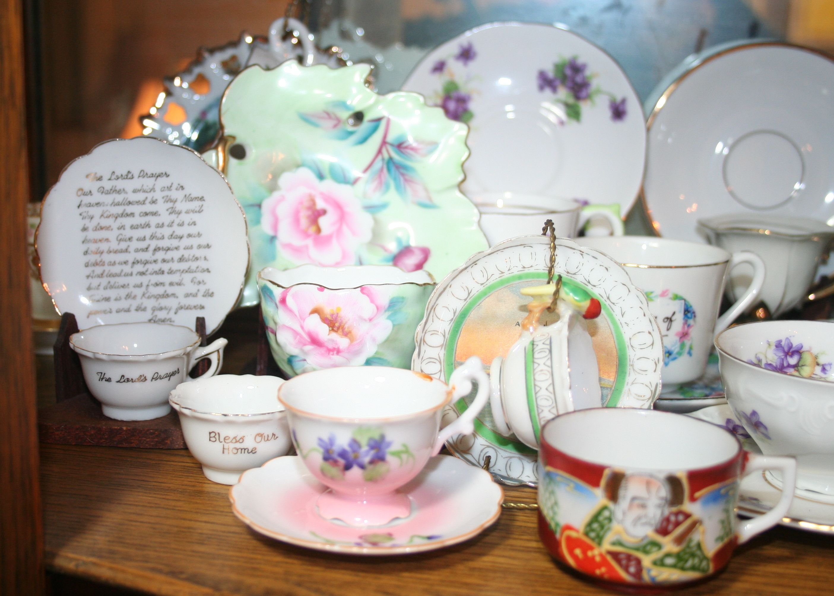 Collection of Small China Cups and Saucers