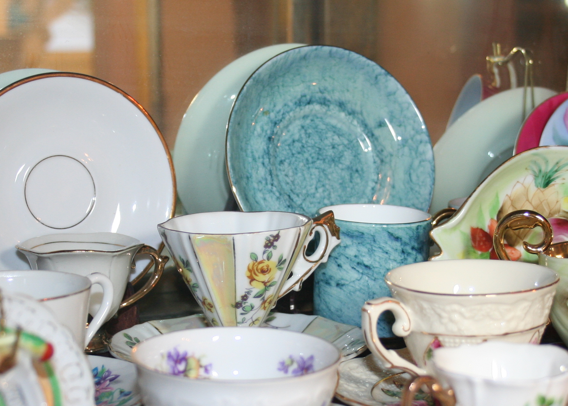 Collection of Small China Cups and Saucers