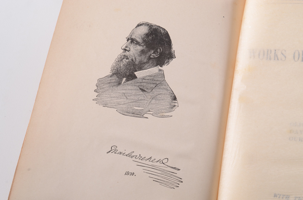Vintage Charles Dickens Hardcover Books