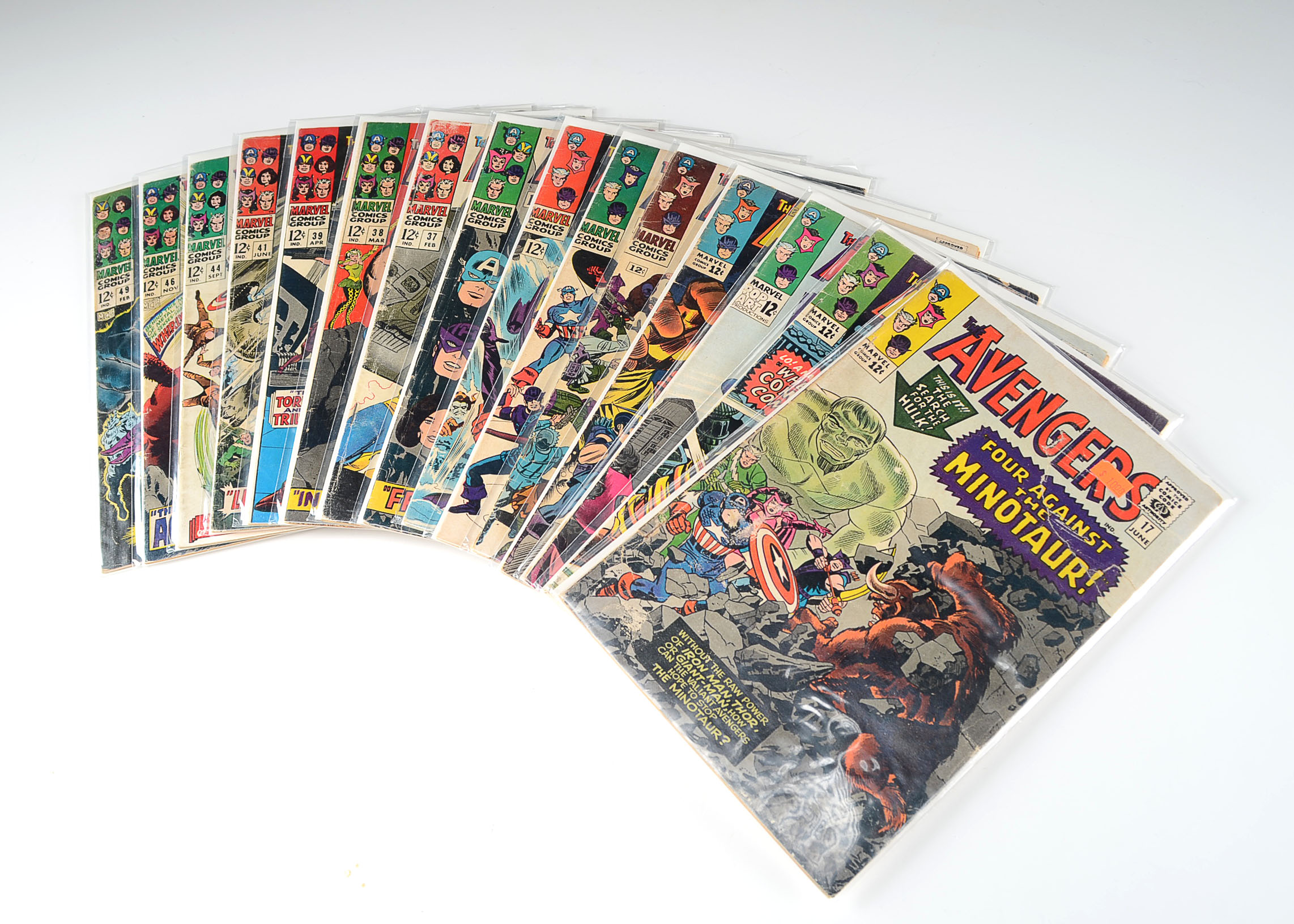 Original Marvel "Avengers" Comic Books