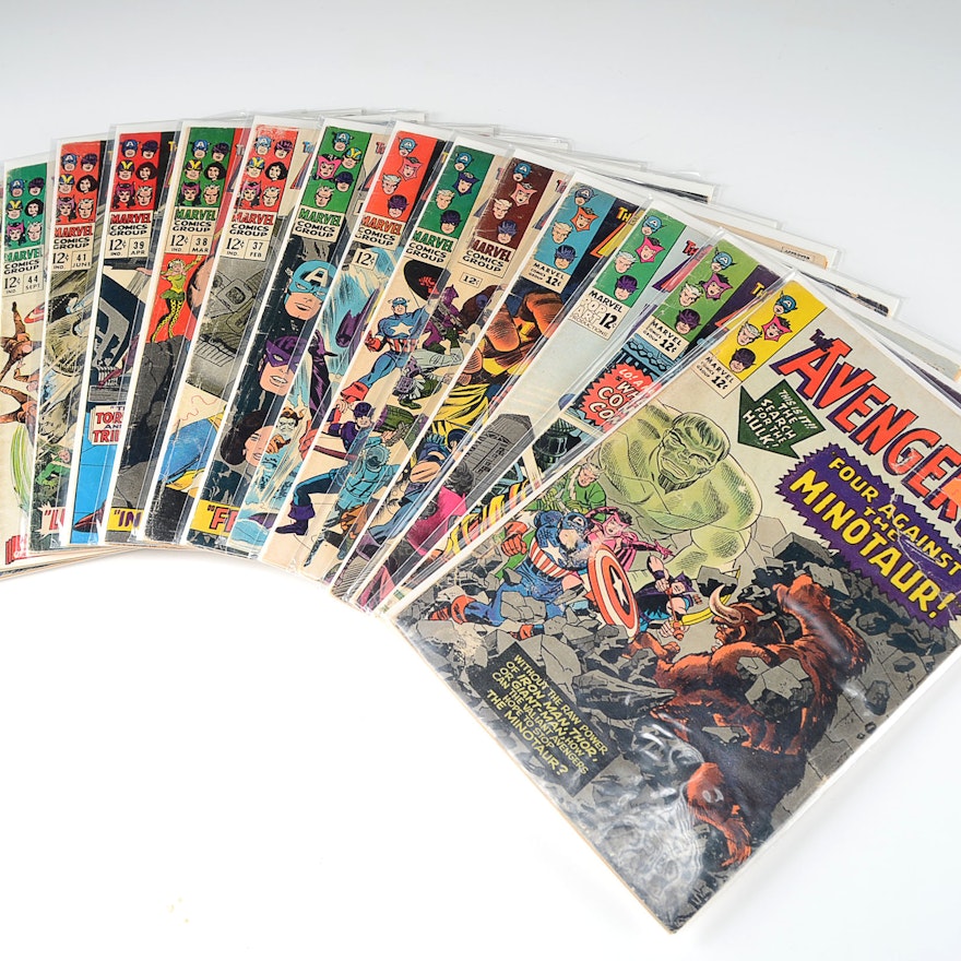 Original Marvel "Avengers" Comic Books