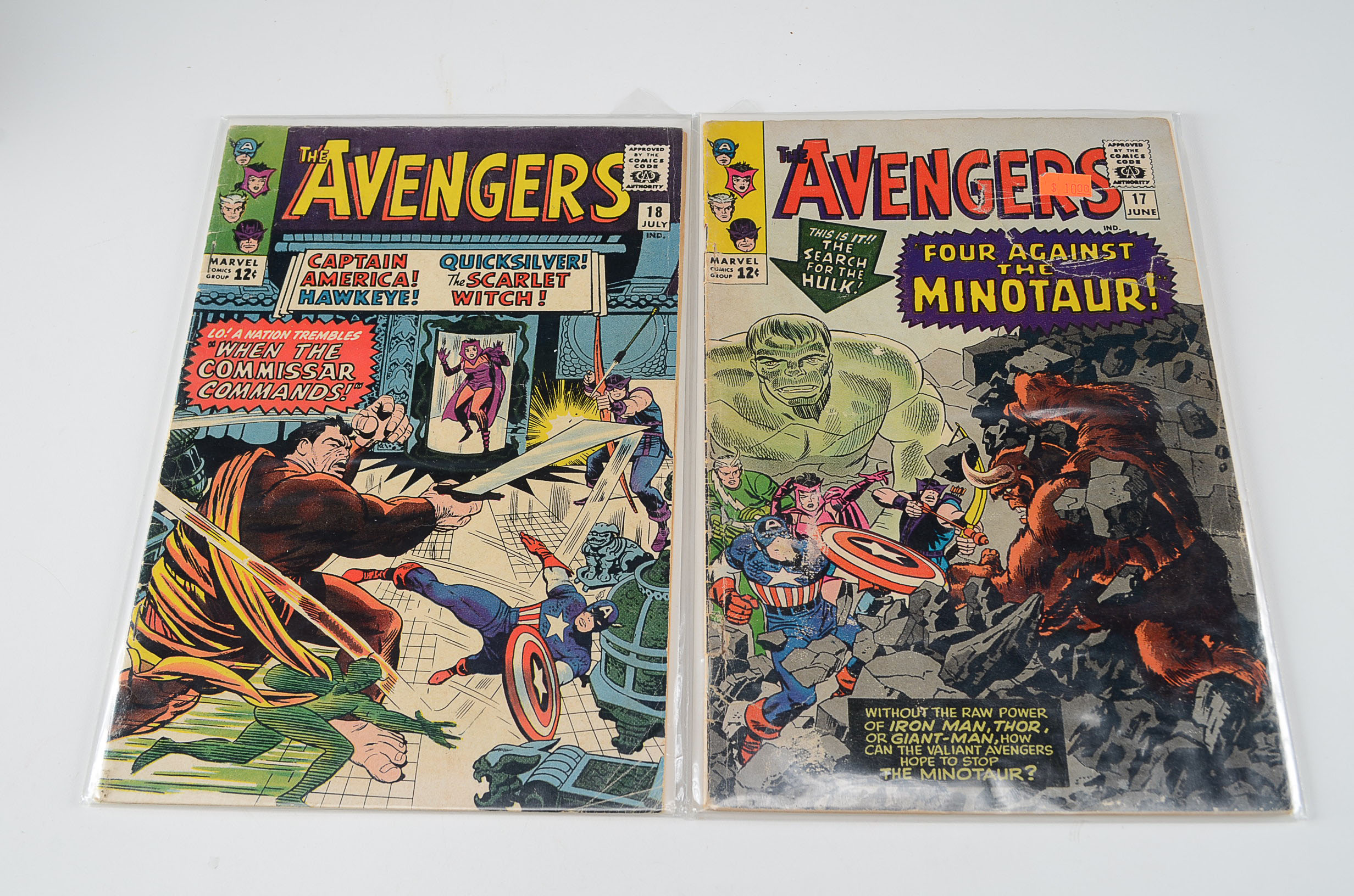 Original Marvel "Avengers" Comic Books