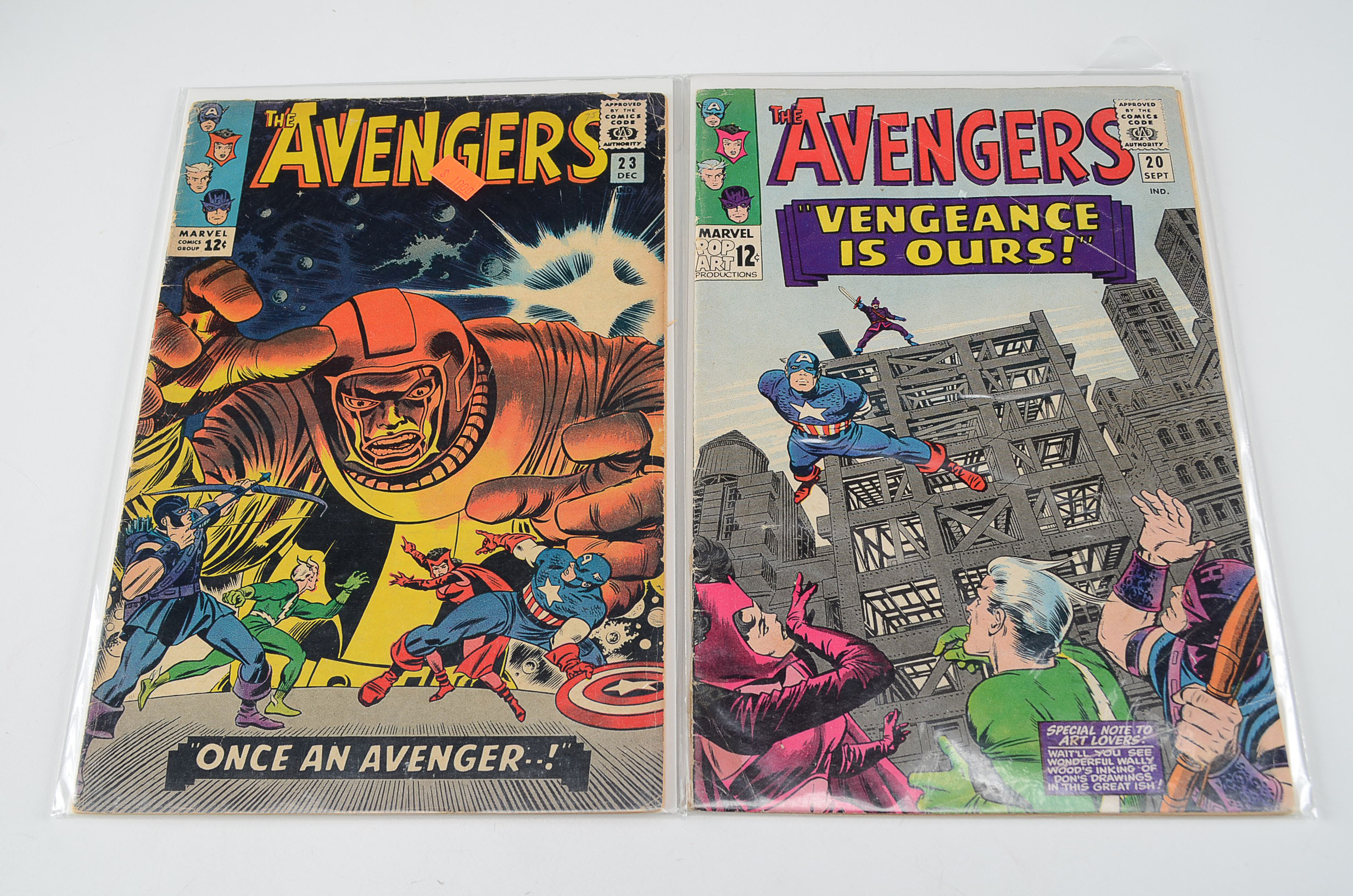Original Marvel "Avengers" Comic Books
