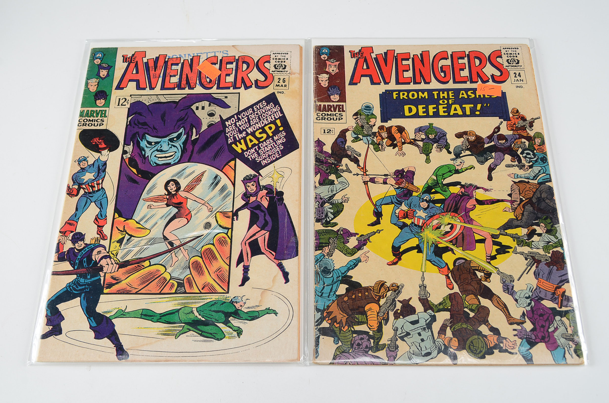 Original Marvel "Avengers" Comic Books