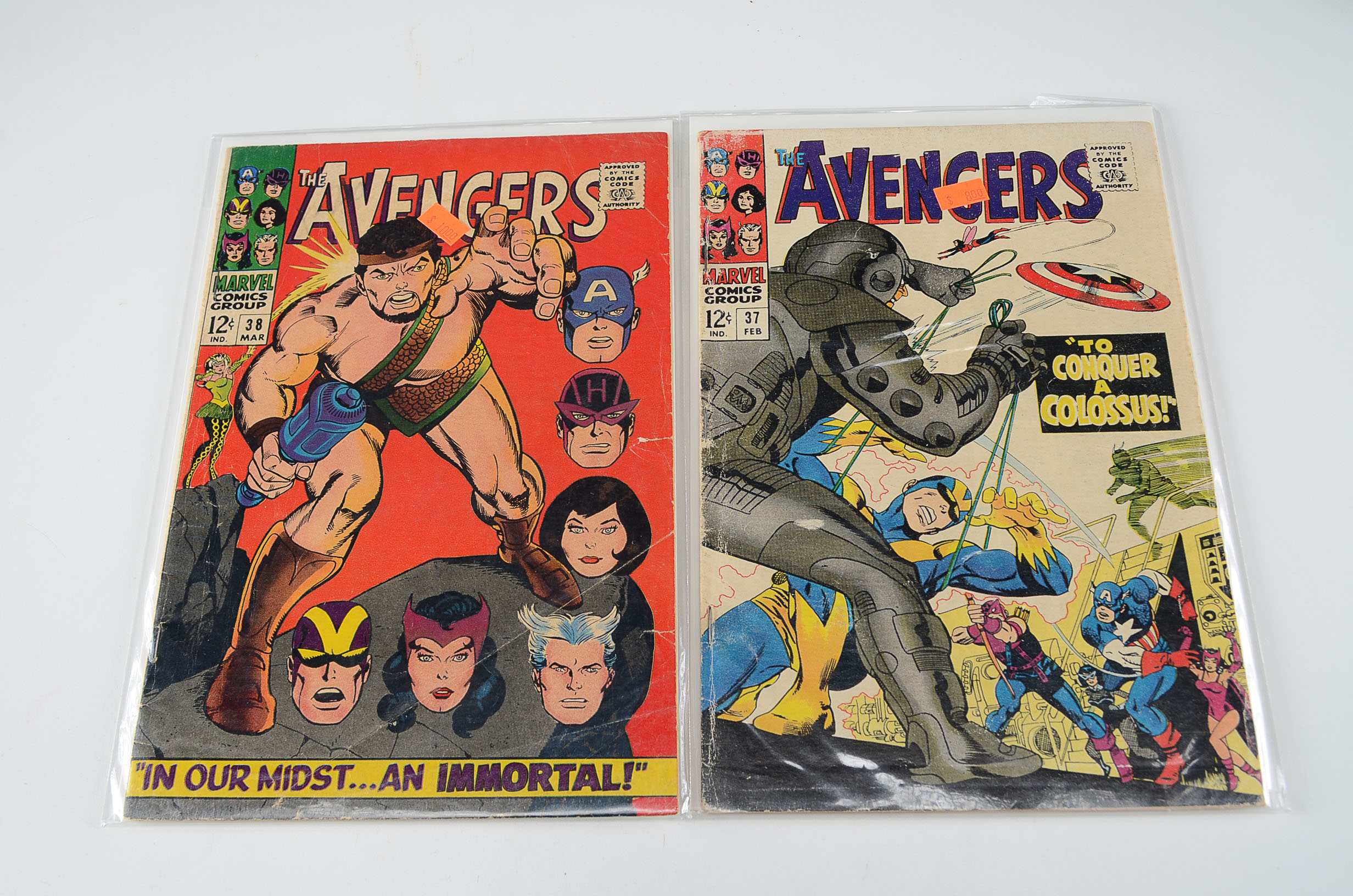 Original Marvel "Avengers" Comic Books