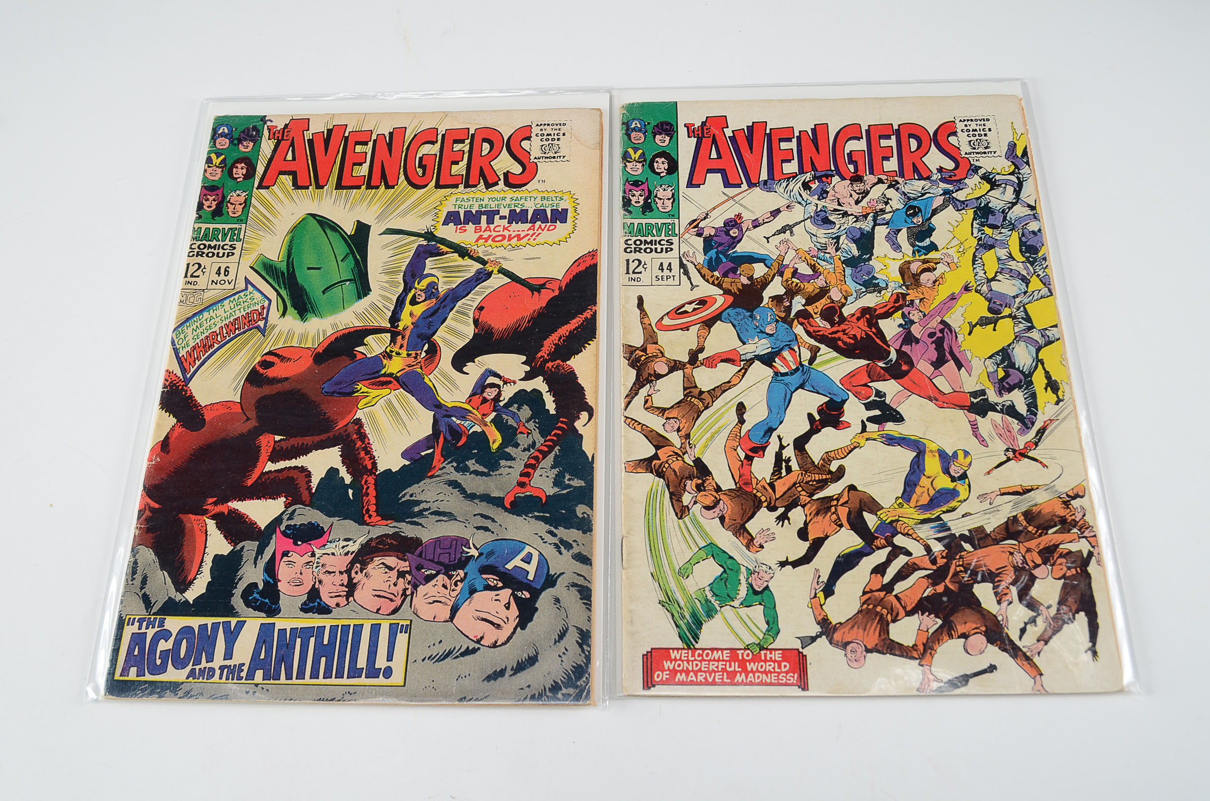 Original Marvel "Avengers" Comic Books