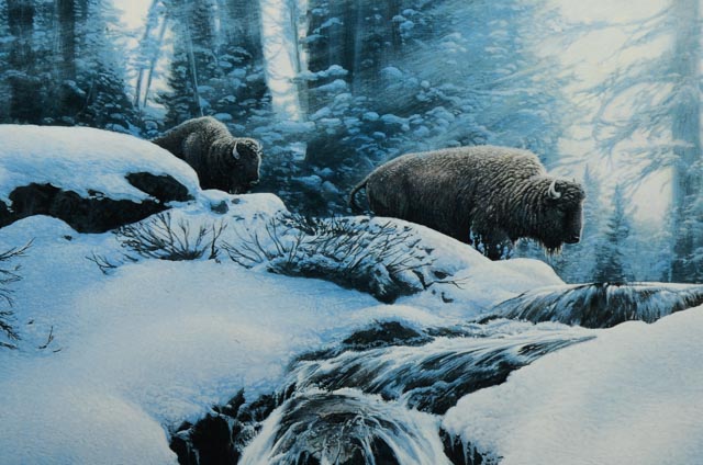 Stephen Lyman Signed Exhibition Poster