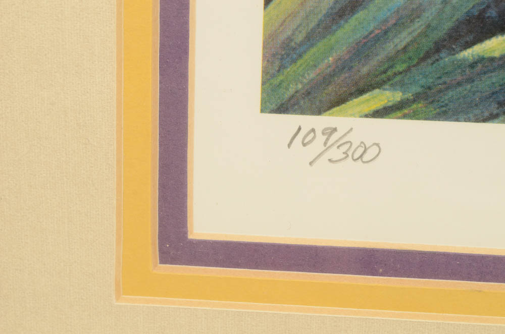 Signed Robert Karsten "Georgia Speedway" Lithograph