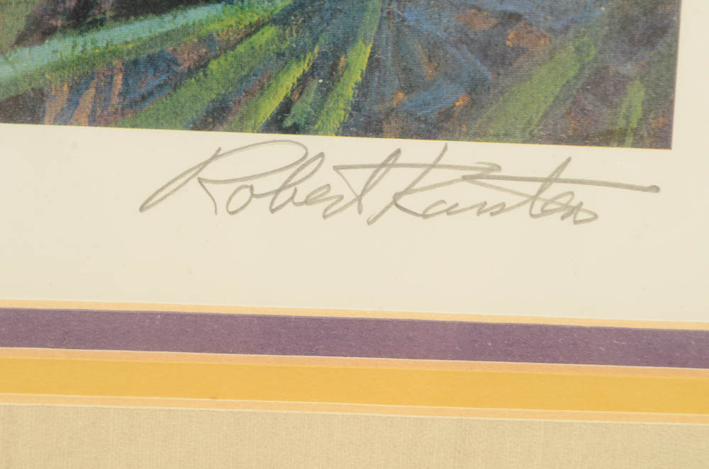 Signed Robert Karsten "Georgia Speedway" Lithograph