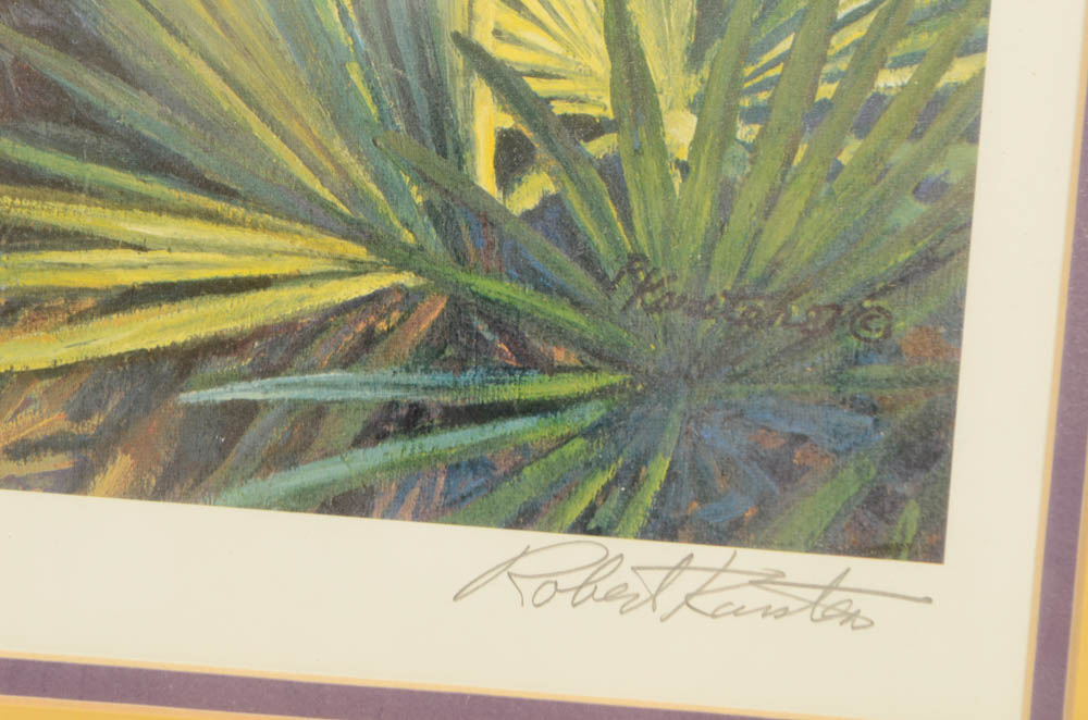 Signed Robert Karsten "Georgia Speedway" Lithograph