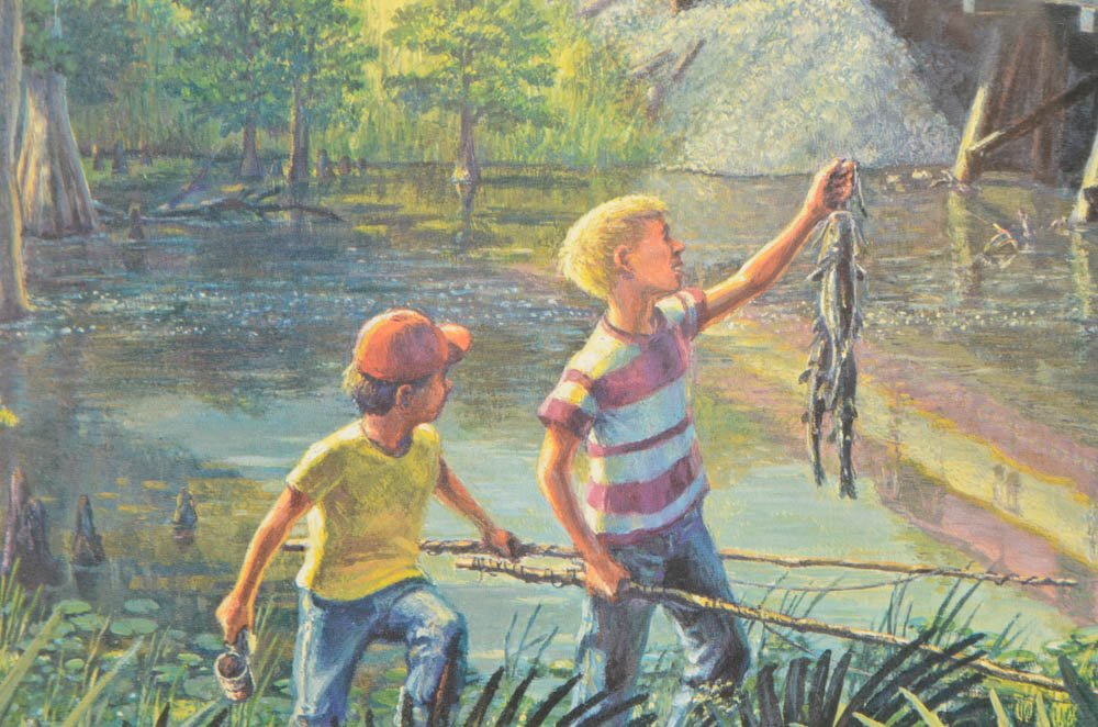 Signed Robert Karsten "Georgia Speedway" Lithograph