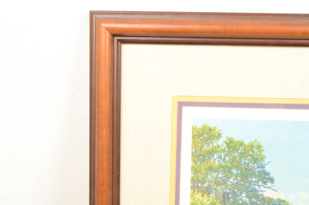 Signed Robert Karsten "Georgia Speedway" Lithograph