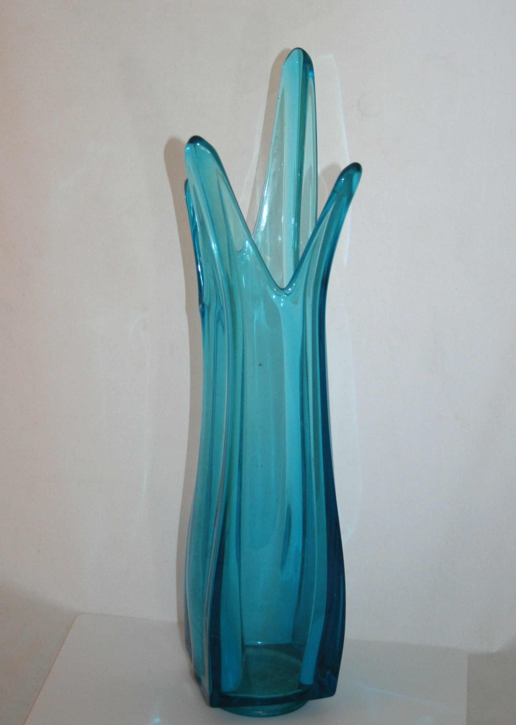 Fenton Blue Hobnail Glass Compote and Bud Vases & Other Blue EAPG