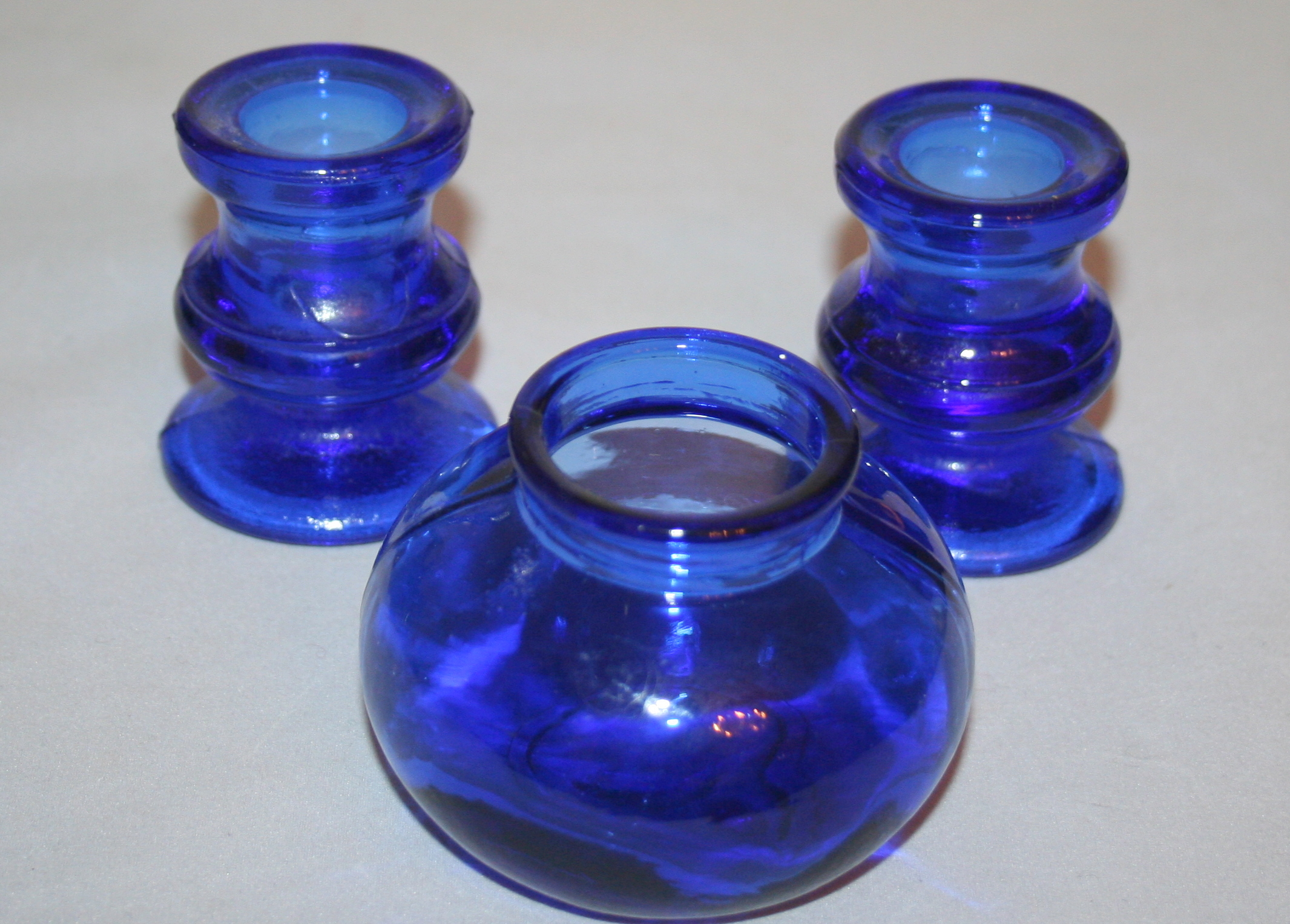 Cobalt Early American Pressed Glass
