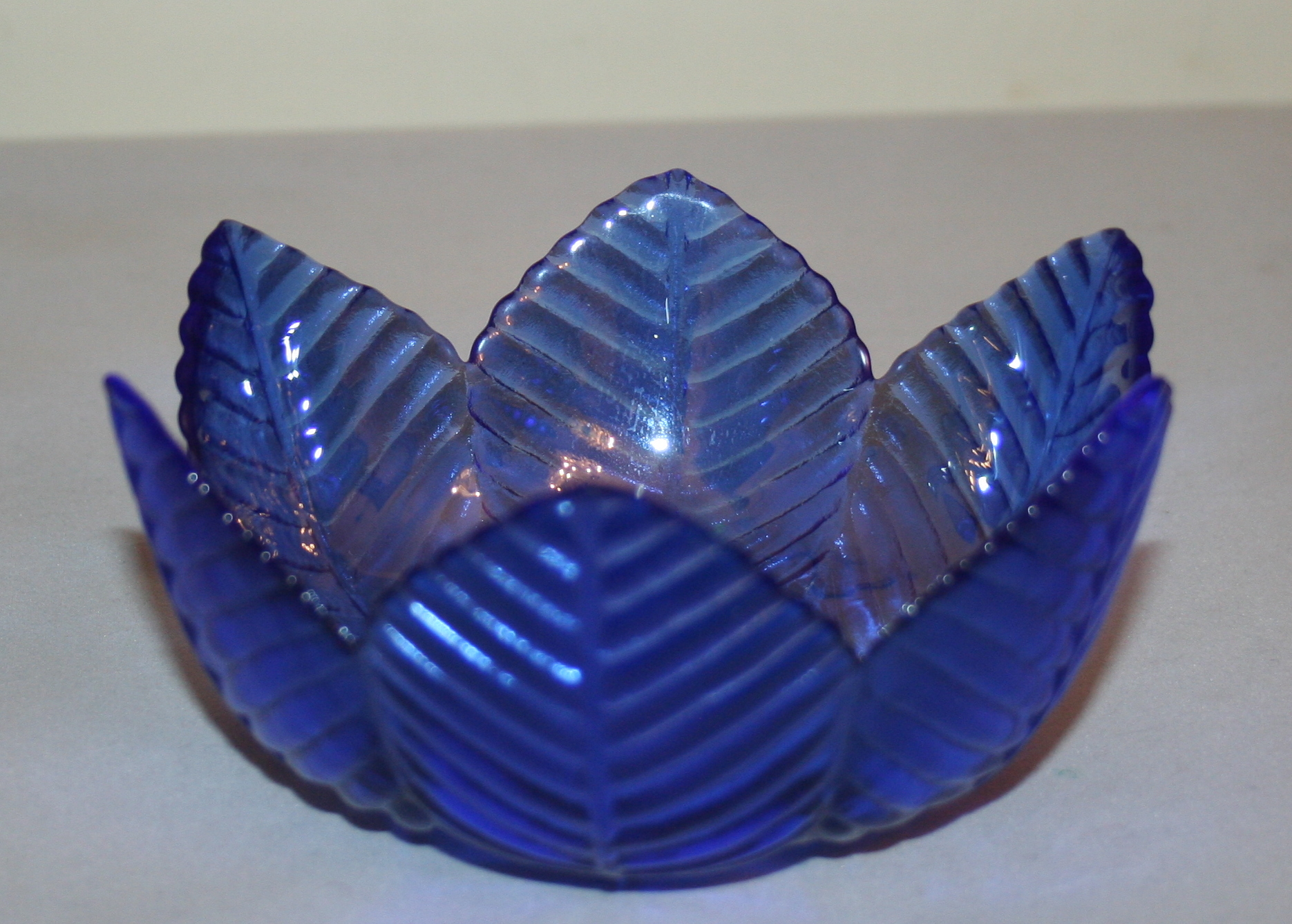 Cobalt Early American Pressed Glass
