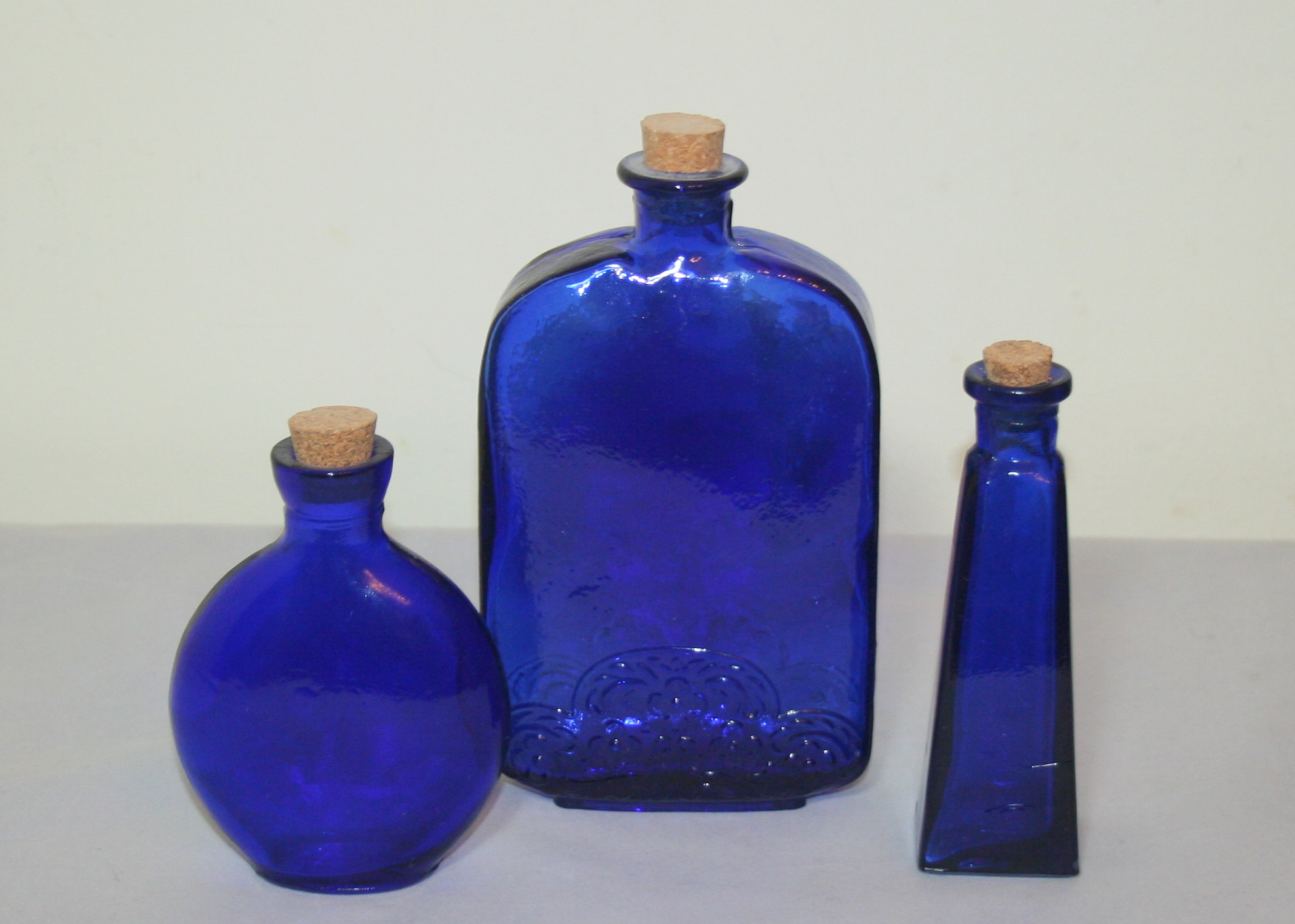 Cobalt Early American Pressed Glass