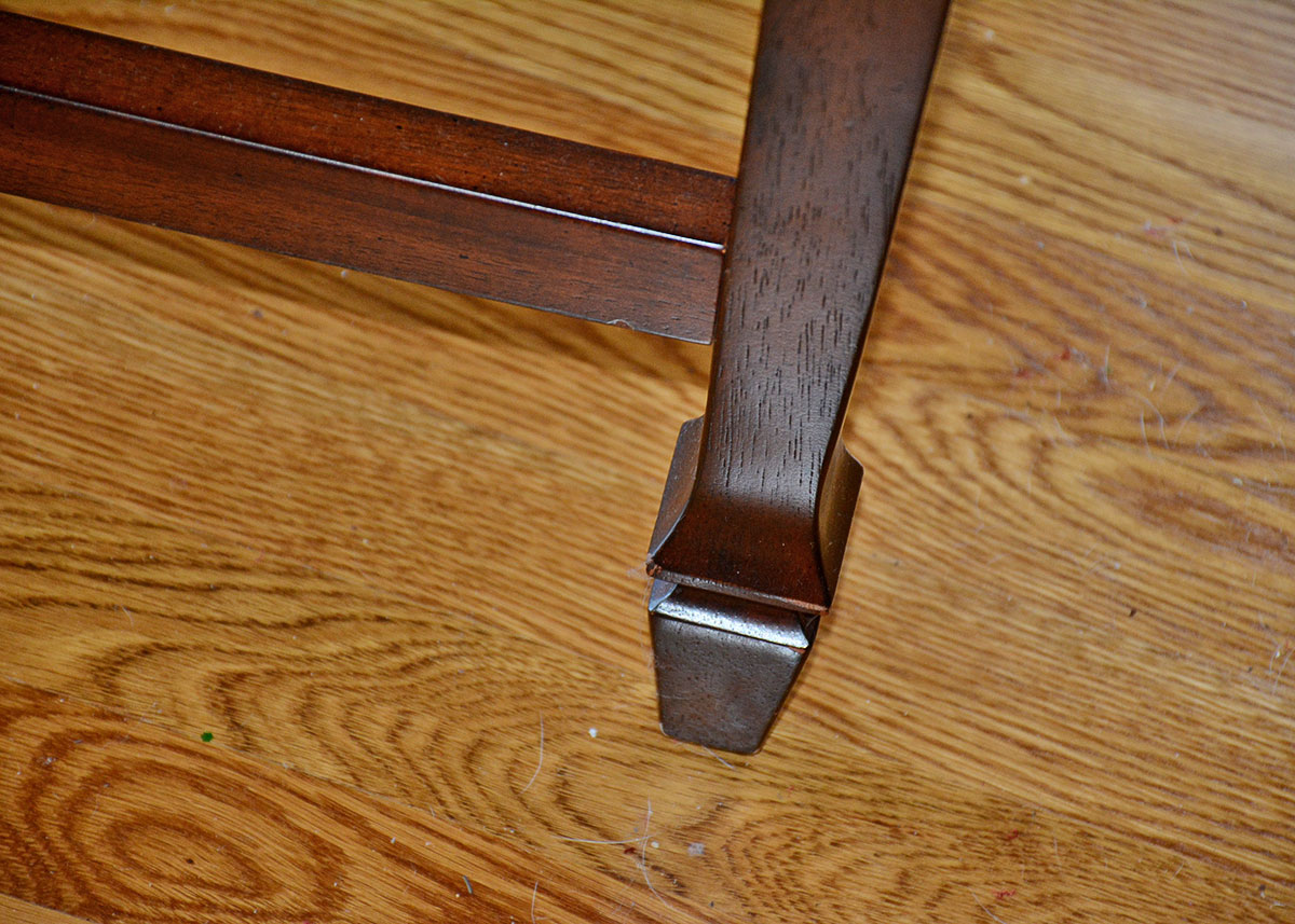 Walnut Veneer Secretary Desk by Bombay Company