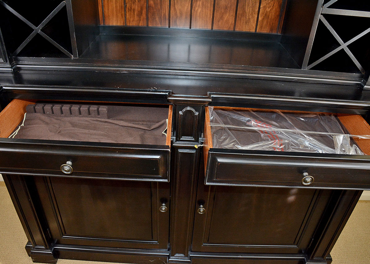 Dark Wood China Cabinet by Havertys Furniture