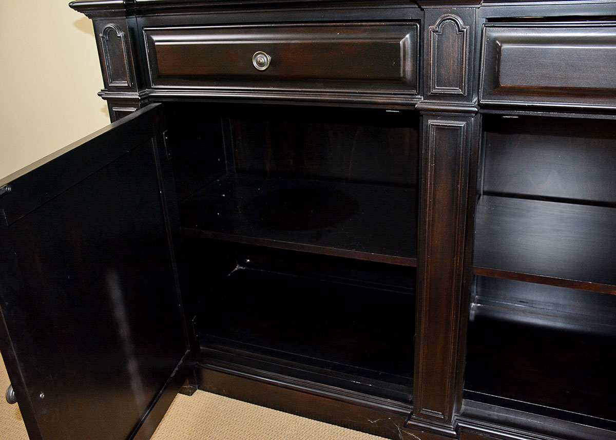 Dark Wood China Cabinet by Havertys Furniture