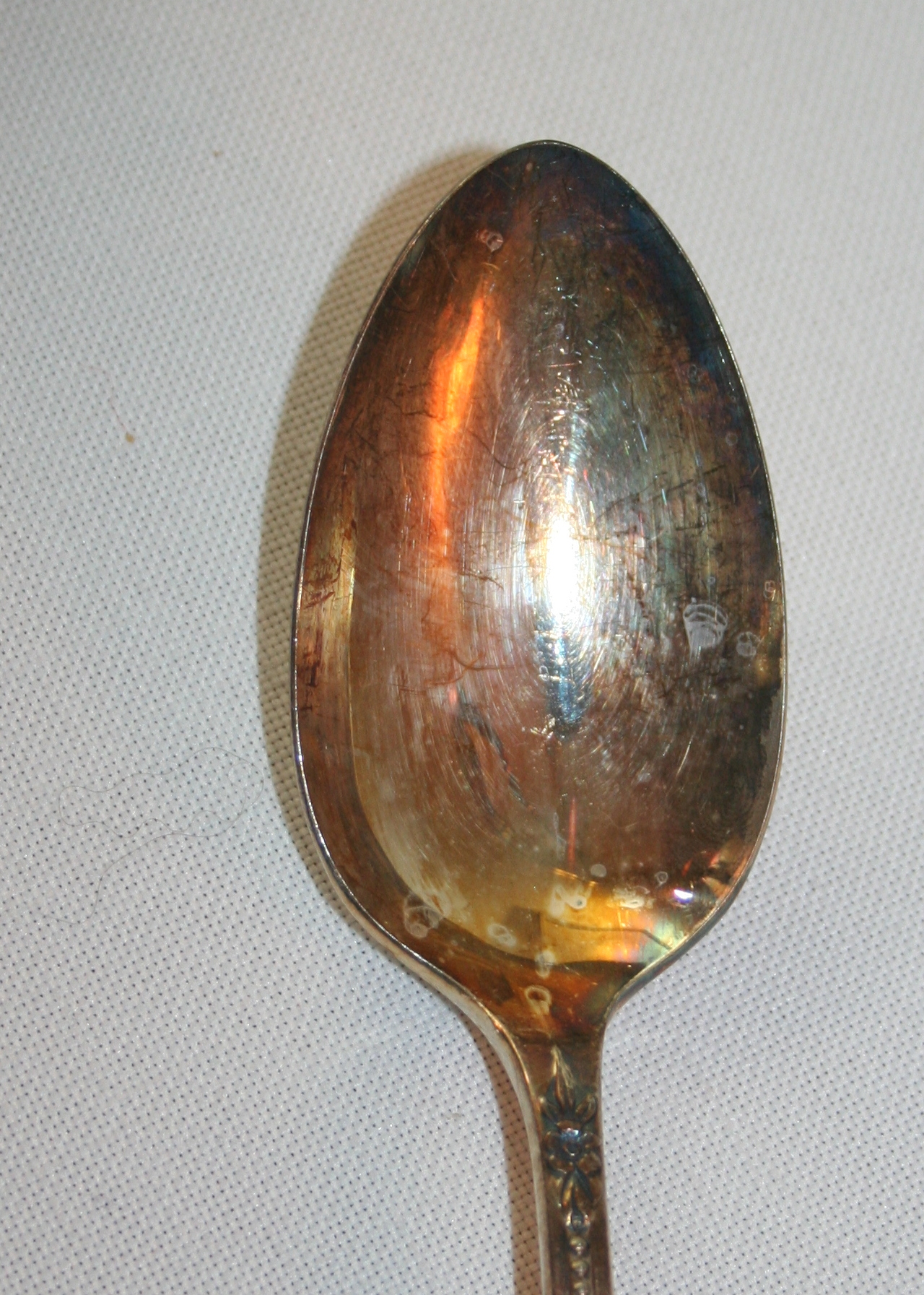 Rogers "Plantation" Silverplate Flatware in Painted Wood Case